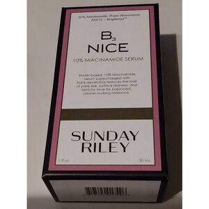BNIB~SUNDAY RILEY B3 Nice 10% Niacinamide Serum~$65 Retail